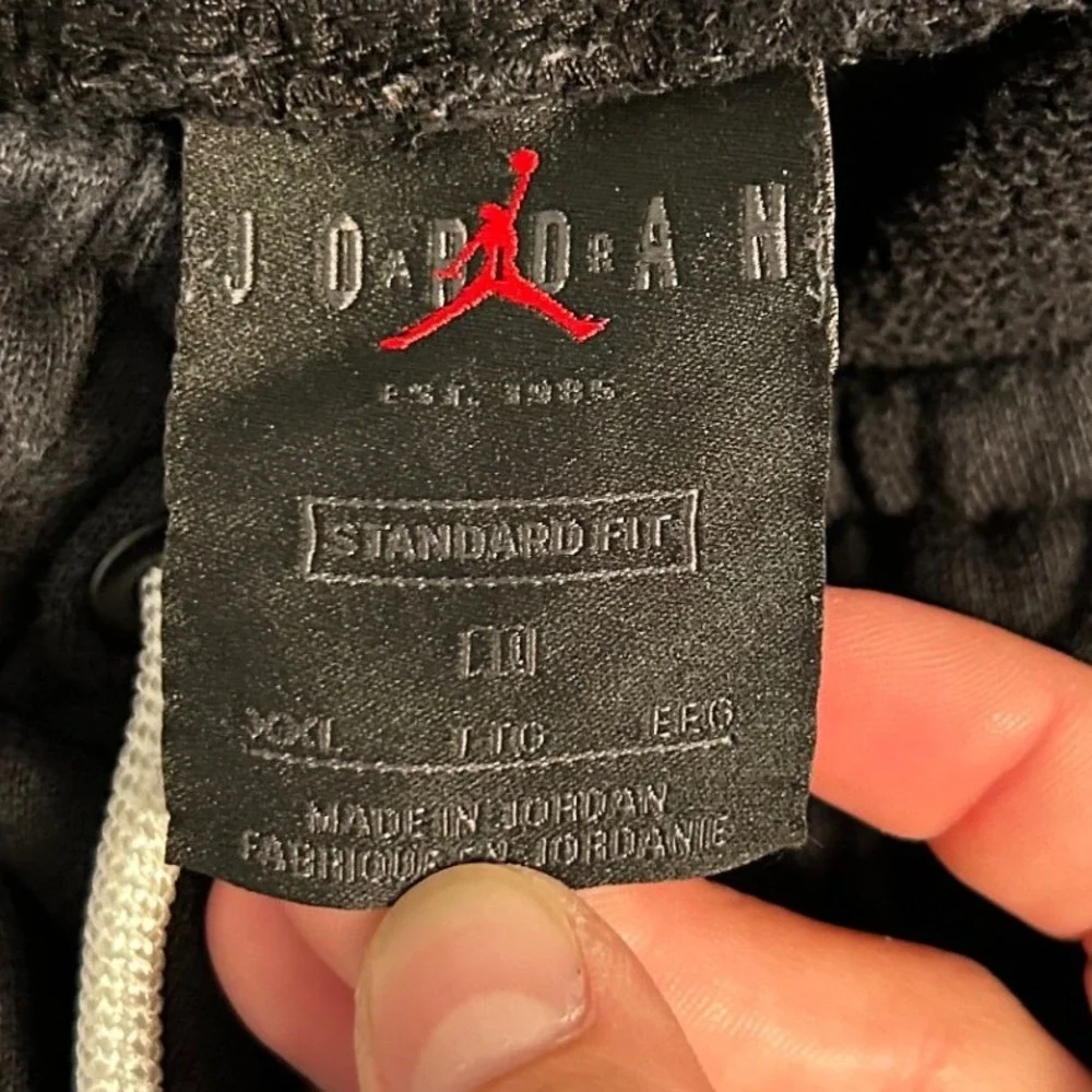 Jordan Jumpman Air Fleece Sweatpants Mens 2XL Black Joggers CV2249-010